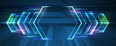 Soyut Yapay Zeka. Bulut hesaplama. Makine öğrenimi. Teknoloji web geçmişi. Sanal konsept geleceksel arkaplan