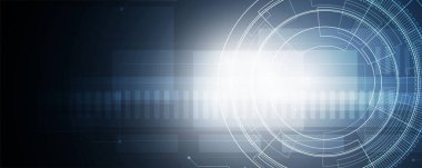 İnternet işi için teknoloji soyut fütüristik bilim geçmişi. Büyük veri kavramı.