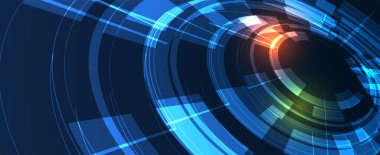 Teknoloji Ağı Vektör Arkaplanı bilim ve teknoloji sunum geçmişi. Büyük veri bağlantısı yazılım geliştirme duvar kağıdı