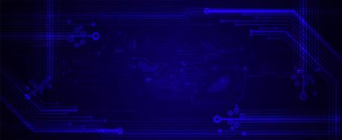 Teknoloji Ağı Vektör Arkaplanı bilim ve teknoloji sunum geçmişi. Büyük veri bağlantısı yazılım geliştirme duvar kağıdı