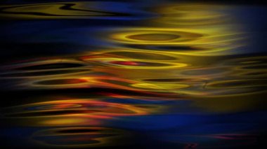 Mavi, koyu altın dalgaların derinliklerinde zarafetle dalgalanıyor