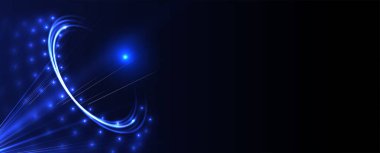 İnternet işi için teknoloji soyut fütüristik bilim geçmişi. Büyük veri kavramı.