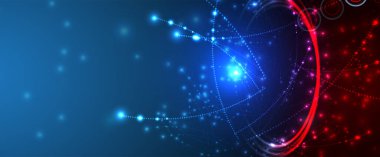 İnternet işi için teknoloji soyut fütüristik bilim geçmişi. Büyük veri kavramı.