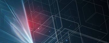 İnternet işi için teknoloji soyut fütüristik bilim geçmişi. Büyük veri kavramı.