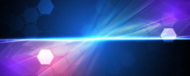 Basit çokgen elementlere sahip geometrik altıgen soyut arkaplan. Tıbbi, iş, teknoloji veya bilim tasarımı.