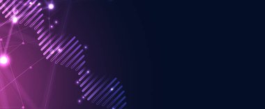 Soyut DNA teknolojisi. Bilim tıp kavramı. Fütüristik bir arka plan. Tel kafes moleküllerinin yapısı