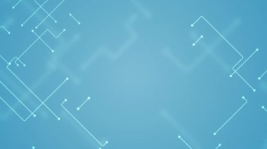 Devre kartında kurumsal iş soyut açık mavi arkaplan