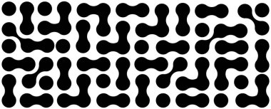 Metaller soyut geometrik arkaplanı şekillendirir. Vektör sanatı.