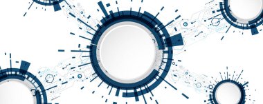 soyut yapı devre bilgisayar teknolojisi iş arka plan