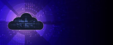 Soyut Bilgisayar bulut depolama teknolojisi geçmişi. ağ görsel bağlantısı