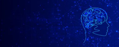 Dünya zihin metaevreleri kavramında makine öğrenme büyük veri veya siber güvenlik teknolojisi arka planı