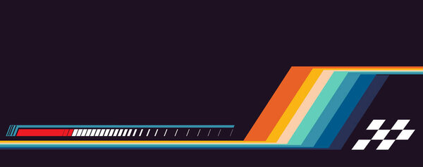 Абстрактный фон гонок в клетке