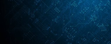 Fütürist yüksek teknoloji soyut devre kartı arka planı