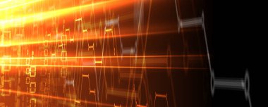 Fütürist yüksek teknoloji soyut devre kartı arka planı