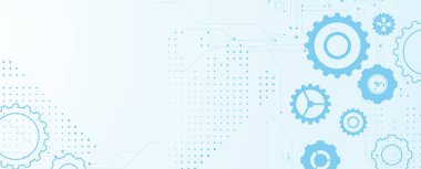 Fütürist yüksek teknoloji soyut devre kartı arka planı