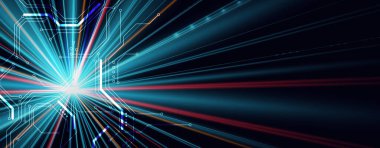 Teknoloji verileri bir ağ bağlantısı görsel iş geçmişi