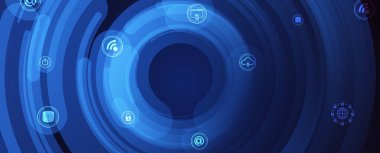 Teknoloji verileri bir ağ bağlantısı görsel iş geçmişi