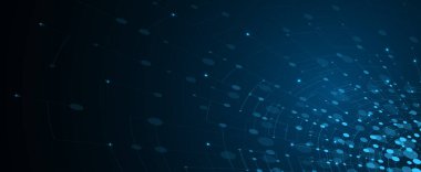 Fütürist yüksek teknoloji soyut devre kartı arka planı