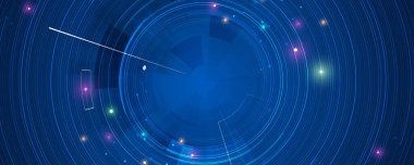 Teknoloji verileri bir ağ bağlantısı görsel iş geçmişi