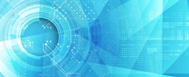 Fütürist yüksek teknoloji soyut devre kartı arka planı