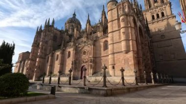 Salamanca Katedrali 'nin yan cephesinde Ramos portalı denilen ikonik ve ünlü giriş bulunmaktadır. Castilla y Leon, İspanya 'da