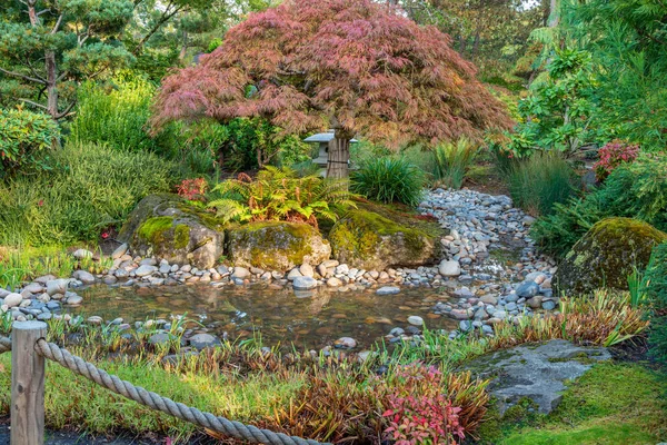 Jardín Japonés Otoño Gresham Estado Oregon — Foto de Stock
