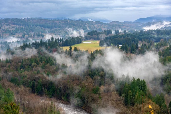 Jonsrud Wintry Landscape Viewpoint Oregon State — Stock Photo, Image