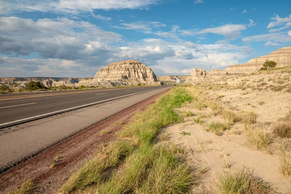 Ландшафт Меса Каньйонами Прямують Через Штат Нью Мексико Південь — стокове фото
