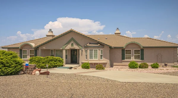 Maisons Logements Résidentiels Dans Lac Powell Paysage Sud Utah Photo De Stock