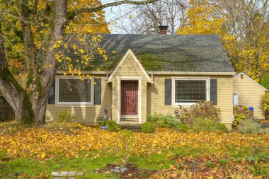 Oregon eyaletinin Gresham semtinde mevsimsel değişiklikler.