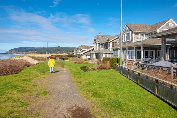 Neighborhood Real Estate Properties Canon Beach Oregon State — Stock Photo, Image