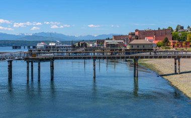 Liman Townsend eski kasaba marinası liman mimarisi Washington eyaleti.