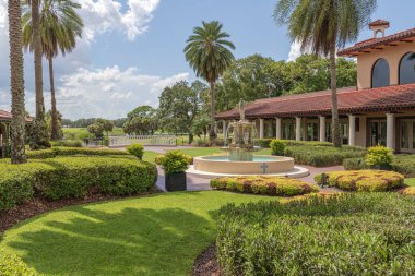 İspanyol mimari doğa bahçesi ve Florida 'da bir tatil köyü.. 