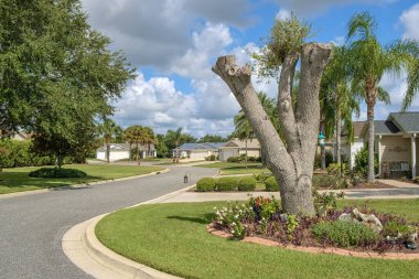 The Villages a residential community for retirement living Florida state.  clipart