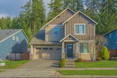 Tehaleh Washington 'da yeni aile konut inşaatı.