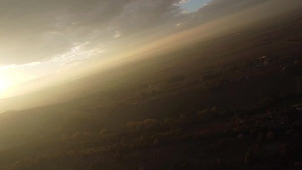 Gimbal Fallo Drone Metraje Volver — Vídeo de stock