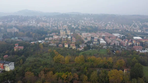 Salsomaggiore Terme Πόλη Oanorama Drone View — Φωτογραφία Αρχείου