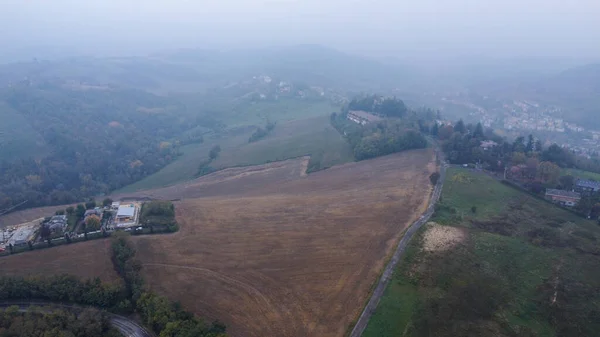 Salsomaggiore Terme Πόλη Oanorama Drone View — Φωτογραφία Αρχείου