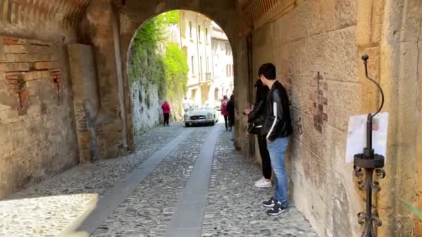Castell Arquato Ιταλία Μάιος 2023 Βίντεο Από Τον Αγώνα Κλασικού — Αρχείο Βίντεο