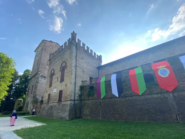 San Secondo Itália Maio 2023 Visita Castelo Corte Dei Rossi — Fotografia de Stock