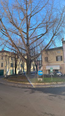 Cremona, Lombardy İtalya - 31 Aralık 2023 Sant 'Imerio bölgesi Cremona, Lombardy İtalya