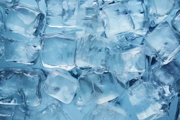 Свіжі Кубики Льоду Щоб Охолодити Пити Заморожена Чиста Вода Очистити Ліцензійні Стокові Зображення