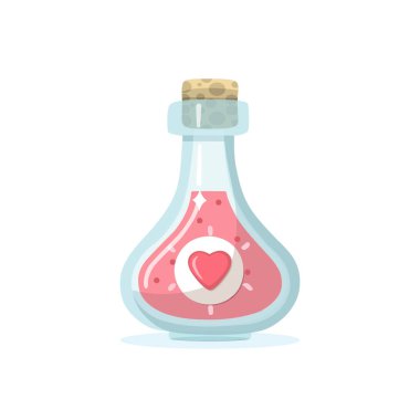 Aşk iksiri ikonu. Sevgililer Günü kutlaması