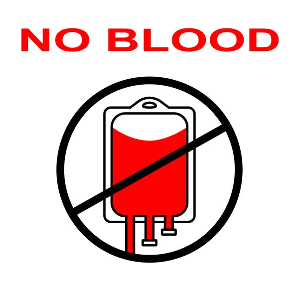 Una Etiqueta Que Representa Negativa Transfusión Sangre Métodos Sin Sangre Ilustraciones De Stock Sin Royalties Gratis