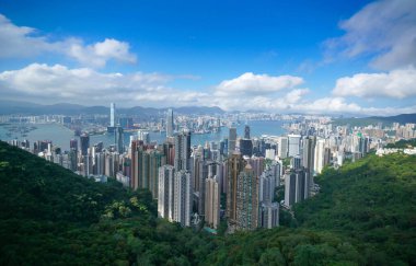 Victoria Limanı hava manzarası, Hong Kong