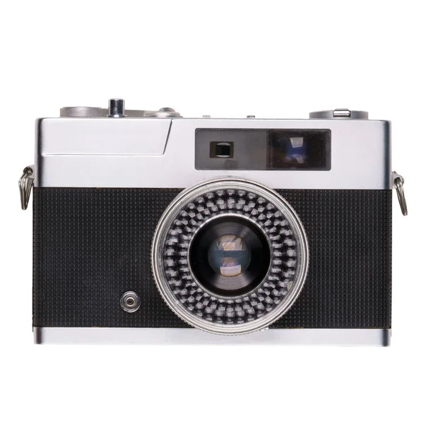 白を基調としたヴィンテージ古いフィルムカメラ — ストック写真