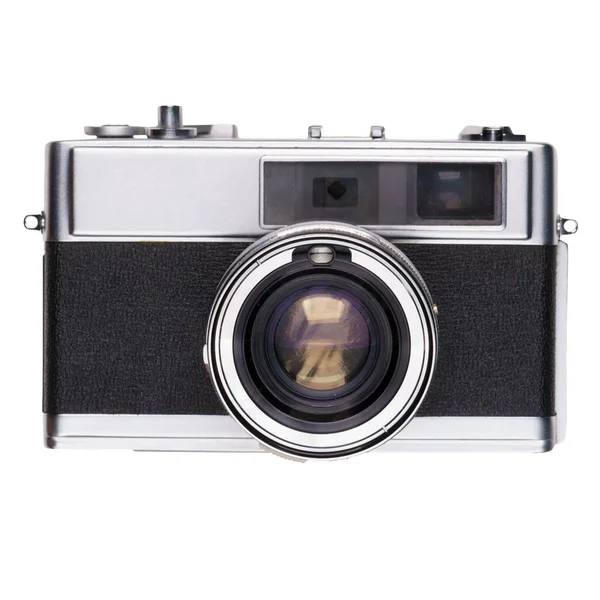 Beyaz Arkaplanda Izole Edilmiş Klasik Eski Film Kamerası — Stok fotoğraf
