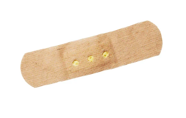 Medicinsk Gips Isolerad Vit Bakgrund Med Klippbana Självhäftande Bandage Medicinsk — Stockfoto
