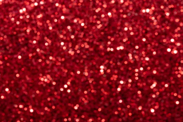 Şenlikli Kırmızı Makro Çözünmüş Işıltılı Arka Plan Yeni Yıl Noel — Stok fotoğraf