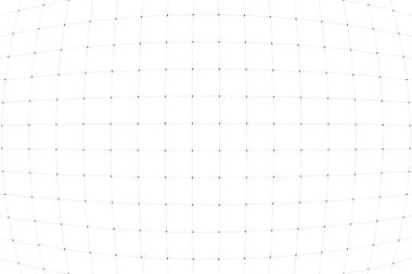 VR HUD fütüristik arayüz voluminöz ızgarası. Çizgi ve nokta baş ekran deseni. Dijital UI ekran ağı. GUI dijital hi tech vizör şablonu. FUI Bilim Kurgu Yıldız Gemisi kokpit gösterge paneli
